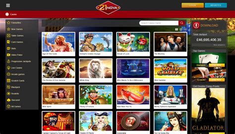 21 nova casino login